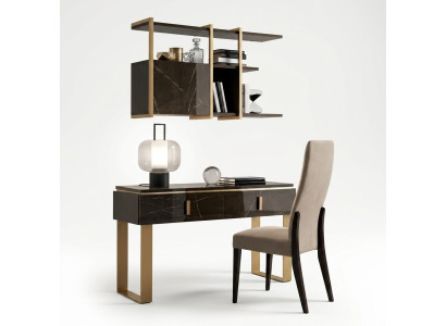 Mobilier de designer - Bureau, étagère murale et chaise - Nouveau mobilier - Mobilier italien