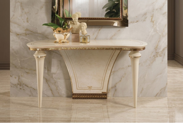 Table d'appoint en meubles italiens, console, table console, table basse de salon