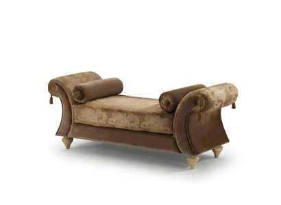 Chaise longue canapé salon chaise tissu baroque rococo arredoclassic