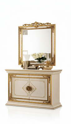Style de poitrine du Baroque Antique Commode Commode Salon Chambre D'étagère Bahut