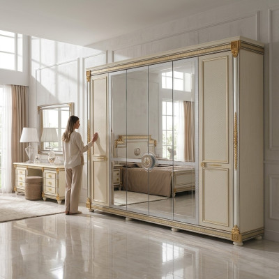 Armoire Chambre Armoire en Bois Style Moderne Armoires Luxe Classique