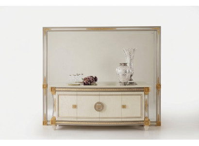 Buffet Sideboard Commode Miroir Véritable artisanat Baroque Rococo arredoclassic