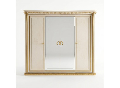 Armoire à vêtements Armoires à vêtements Miroir Meubles Salon Meubles en bois Arredoclassic