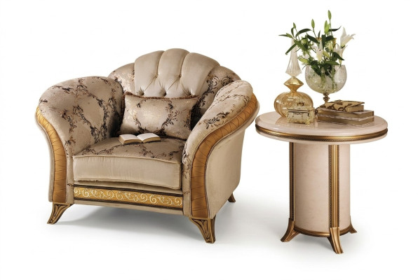 Classique Fauteuil TV Canapé 1 Place Canapé Designer Revêtement Textile neuf