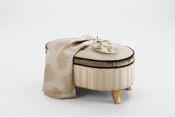 Conception Tabouret Rembourré Repose-pieds Ottomane Siège Chaise Pouf Rembourré Bancs