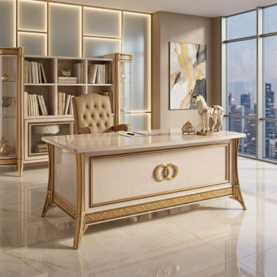 Bureau de conception de bureau Table Chaise Mobilier avec Chaise 2pcs. arredoclassic