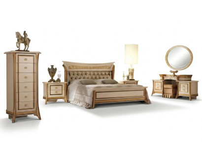 Lit en bois de designer classique Chambre à coucher Élégant Mobilier Rembourré Lits doubles nouveaux