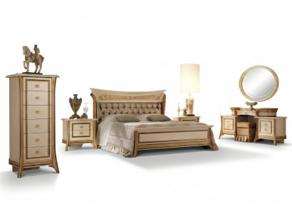 Lit en bois de designer classique Chambre à coucher Élégant Mobilier Rembourré Lits doubles nouveaux