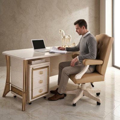 Chaise de bureau exécutive Fauteuil Chaise Chaise pivotante de bureau Cuir Mobilier de bureau Sièges Sièges pivotants