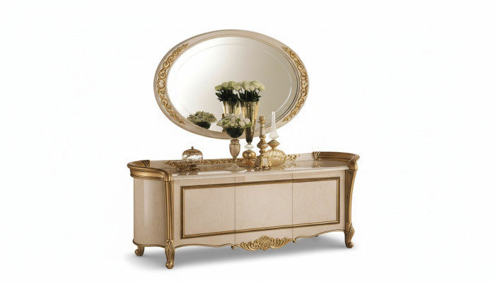 Miroir grand miroir mural xxl design royal rococo baroque mobilier miroir suspendu