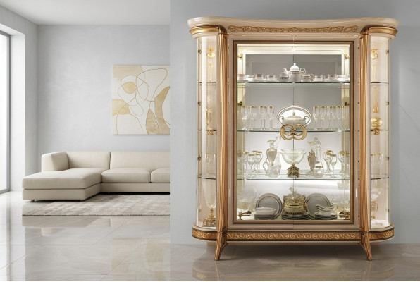 Vitrine Commodes Présentoirs Armoire Armoires en verre Penderie Italie arredoclassic