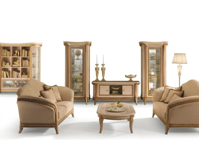 Design Meuble mural Buffet 2x Armoire Meuble télévision Buffet Ensemble de 3 pièces Vitrine