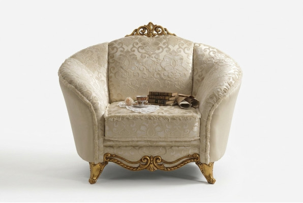 Conception Chaise de luxe Fauteuil Canapé 1 place Salon TV Chaise Sofa Textile neuf