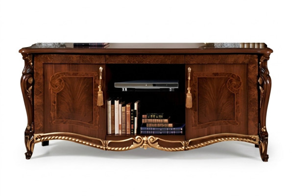 Meuble TV design Buffet télévision Armoire murale Basse Luxueux Étagères Commode Armoire nouvelle