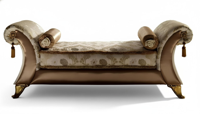 Chaise longue transatlantique canapé banquette canapé chaise revêtement de siège salon club arredoclassic
