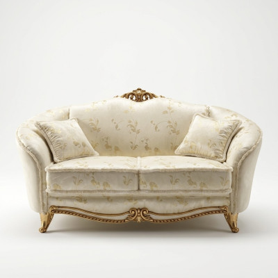 Canapé 2 places Canapé de designer de luxe nouveau Canapé de luxe Canapé rembourré de luxe Deux places Meubles