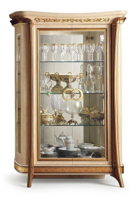 Mobilier de design en bois Style classique Baroque Vitrine Meuble italien Buffet