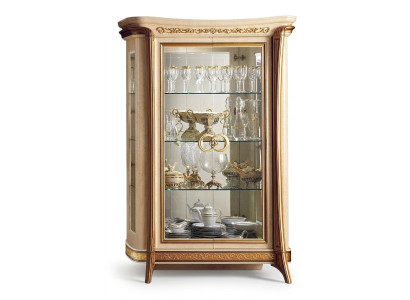 Mobilier de design en bois Style classique Baroque Vitrine Meuble italien Buffet