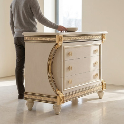 Commode Buffet Tiroirs Commode en bois Design Armoire Buffet Armoires neufs
