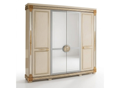 Armoire à vêtements de luxe Armoires à vêtements Mobilier laqué brillant Designer de meubles en bois vivant neuf