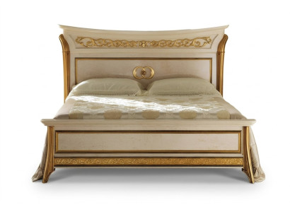 Design de lit Lit double de luxe Lits d'hôtel Chambre à coucher 180x200 Meubles arredoclassic