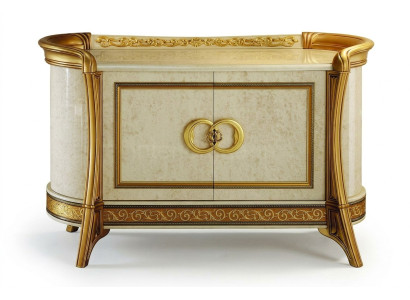 Commode Design Bois Commodes Armoire Buffet de Luxe Bahut Meuble TV Buffet Beige