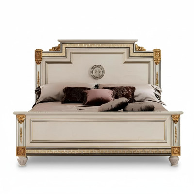 Chambre de luxe Lit Rembourrage Design Lits doubles de luxe King Size Lit d'hôtel
