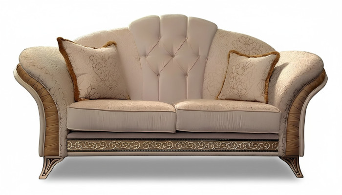 Canapé 2 places Design Tissu Classique arredoclassic Deux places