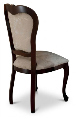 Chaise de designer Fauteuil de luxe Chaises rembourrées 1x Fauteuil Salon Salle à manger Textile