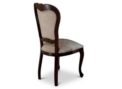Chaise de designer Fauteuil de luxe Chaises rembourrées 1x Fauteuil Salon Salle à manger Textile