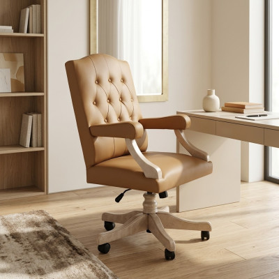 Chaise de bureau de luxe Chaises rembourrées Chaises de designer Mobilier de bureau Chef de bureau Pivotante