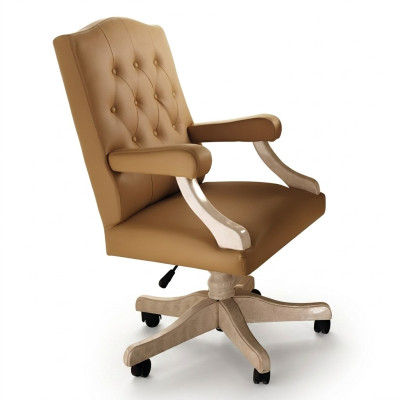 Chaise de bureau de luxe Chaises rembourrées Chaises de designer Mobilier de bureau Chef de bureau Pivotante