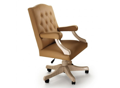 Chaise de bureau de luxe Chaises rembourrées Chaises de designer Mobilier de bureau Chef de bureau Pivotante