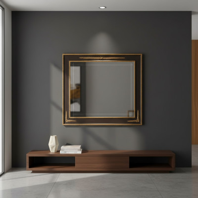 Miroir classique de designer Miroir mural Miroir rectangulaire Modèle arredoclassic
