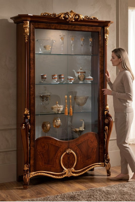 Vitrine de luxe Mobilier Salon Armoire Vitrines en verre Armoires de designer Commodes