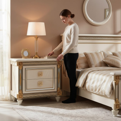 Concevoir Table de nuit Console latérale Chambre de sommeil Consoles de luxe Tables Italie