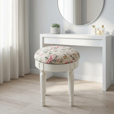 Tabouret rond Poufa Repose-pieds Tabouret rond Tabouret rembourré Tabouret d'appoint