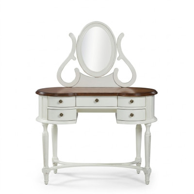 Commode Coiffeuse avec Miroir mural Coiffeuse Consoles Tables Table de chambre