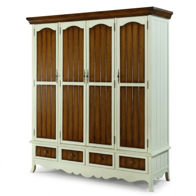 Chambre Armoire en bois Armoire à 3 portes Armoire Penderies