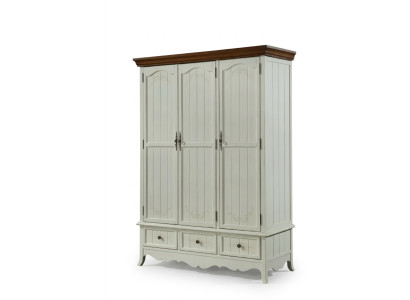 Armoire en bois de style classique pour chambre de maison de campagne - Meubles en bois.