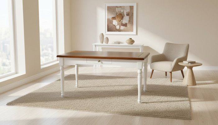 Table à manger design Tables en bois Salle à manger Mobilier Tables rectangulaires Tables en bois massif Maison de campagne
