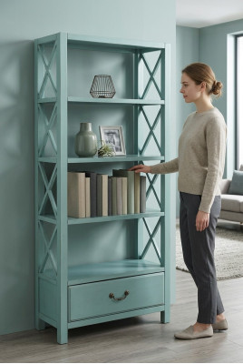 Étagère en bois Étagère Étagère en bois Étagère Étagères Étagère de salon Étagère de sol