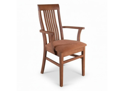 Chaises Chaise Fauteuil Textile Bois massif Cuir Salon Fauteuil rembourré