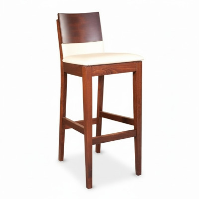 Chaise haute Tabourets de bar en bois massif Chaise en bois massif Tabourets de bar Comptoir Tabouret avec accoudoirs Solide