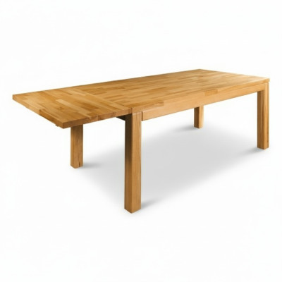Table Table à manger Meuble massif Salle à manger 180x90cm Bois véritable Bois massif Nouvelles Tables