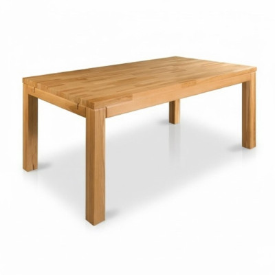 Table Table à manger Meubles massifs Salle à manger 200x100cm Bois naturel Bois massif nouvelles Tables