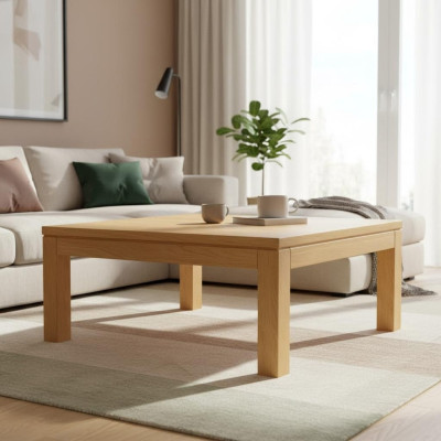 Table basse table en bois Plateau de table en bois massif Table d'appoint Table 120x80 Tables basses
