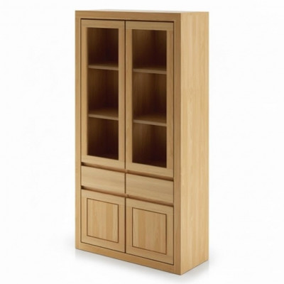 Vitrine Vitrines Armoire Vitrée Étagère Armoire en Bois Système de Rangement pour Armoire Étagères Salon