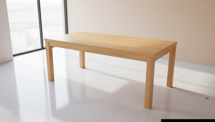 Table à manger en bois Tables Table de salle à manger Vivant Salle à manger Table 180x90cm Tables à manger Solides Bois massif