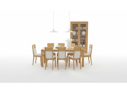 Table à manger en bois Tables Salon Salle à manger Table 180x90cm Solide Tables à manger en bois massif